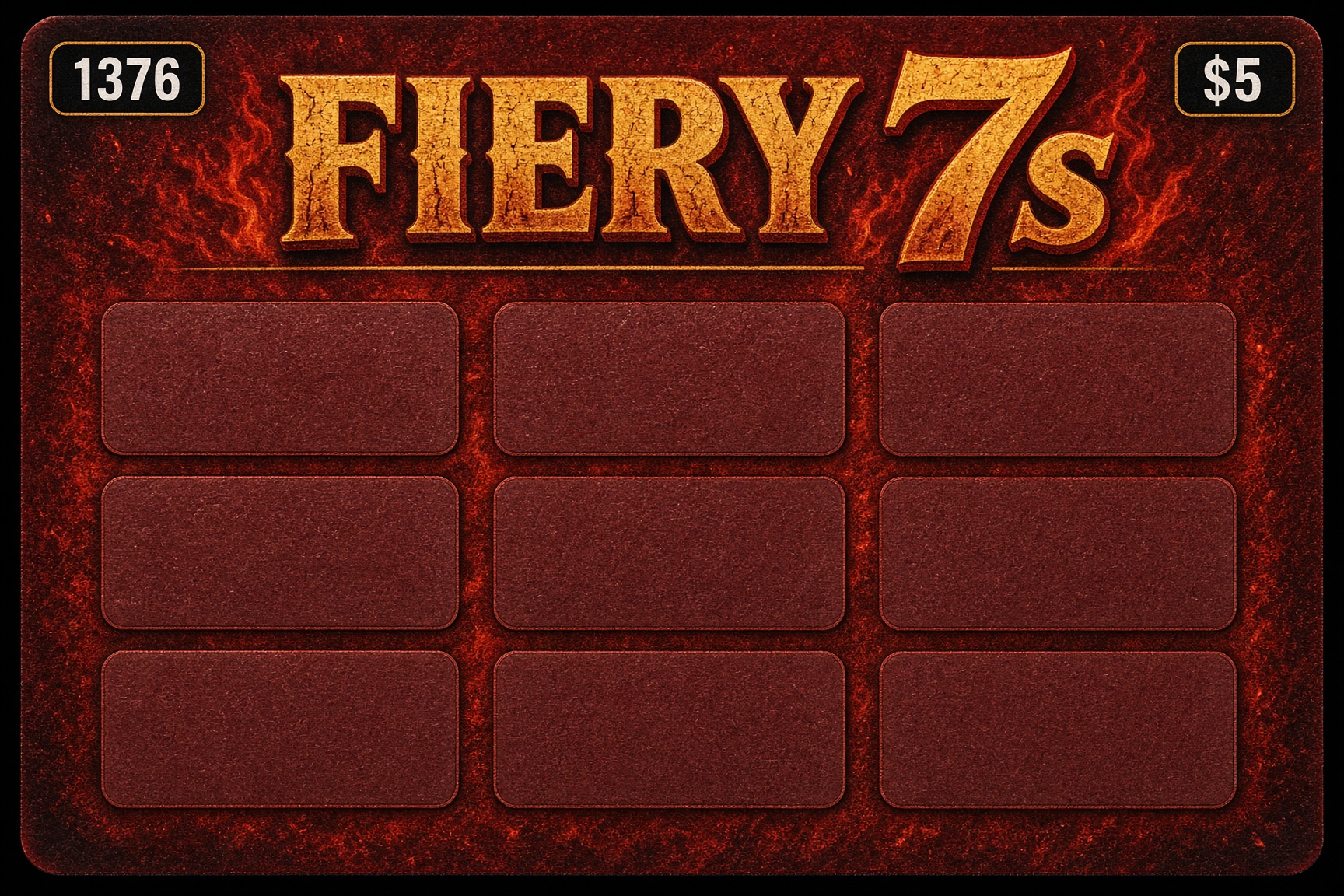 Independent reconstruction of Money Rush #1348 ticket face