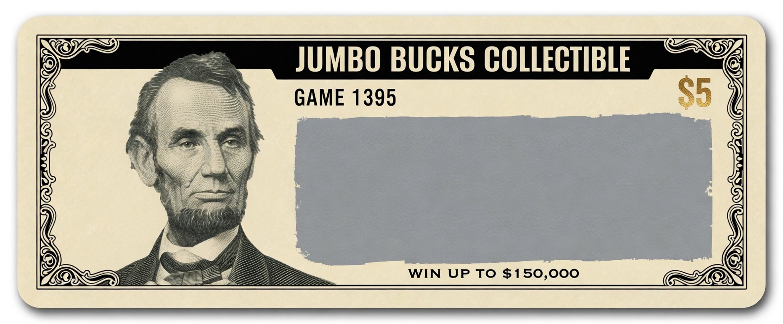 Independent reconstruction of Jumbo Bucks Collectible #1395