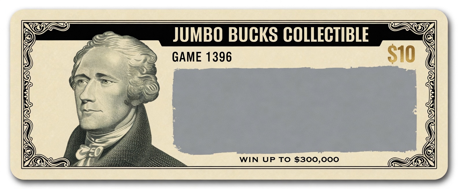 Independent reconstruction of Jumbo Bucks Collectible #1396